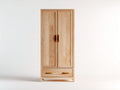 Armoire - Bois massif - 80x50x192 cm - Bois naturel - Style rustique